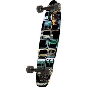 Sector 9 Vagabond Complete Skateboard w/ Free B&F Heart Sticker Bundle 