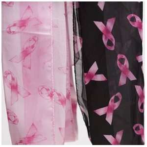  Pink Ribbon Breast Cancer Awareness Scarf   Great Gift 