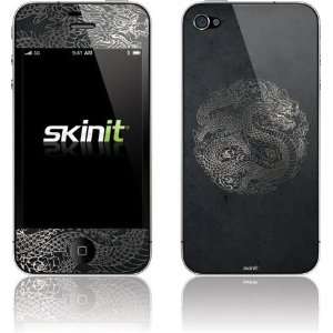  Skinit Chinese Black Dragon Vinyl Skin for Apple iPhone 4 