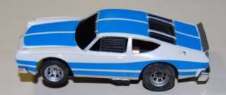 Vintage Aurora white/blue MATADOR slot car Ex RARE  