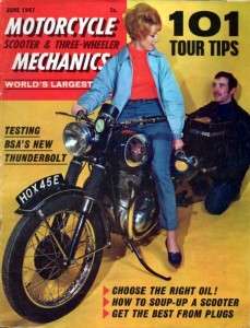 Motorcycle Mechanics Magazine June 1967   BSA Thunderbolt 650  