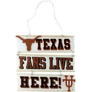  Texas Longhorns Fans Live Here Sign
