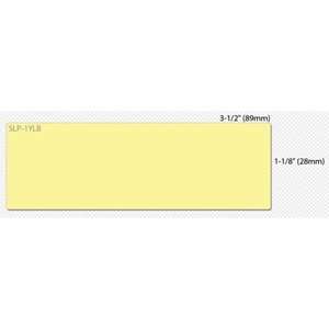  Label. QTY130 1 1/8IN X 3 1/2IN YELLOW FOR SEIKO DYMO LABEL PRINTERS 