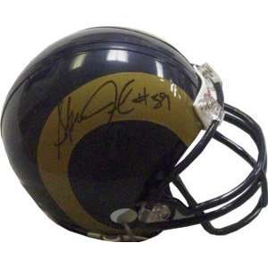   signed St. Louis Rams Mini Helmet 