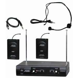  Audio2000S VHF 2 Channel Wireless System with One 