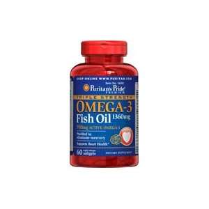  Triple Strength Omega 3 Fish Oil 1360 mg 1360 mg 60 