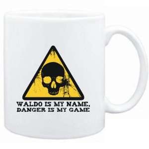  Mug White  Waldo is my name, danger is my game  Male 