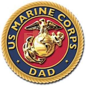 Marine Dad Emblem T Shirt All Sizes And colors New  