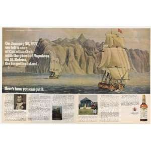   Club Whisky St Helena Island Napoleon Print Ad