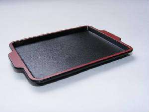 Iwako Black Lacquer Serving Tray for Food Erasers  