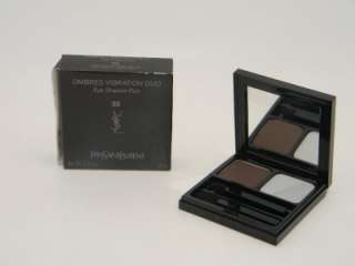 YSL VIBRATION DUO EYE SHADOW # 35 HOT CHOCOLATE/FROST  