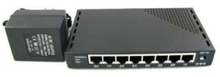 10/100 8 Port Fast Ethernet Switch Brand New  