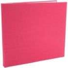 MBI Fashion Fabric Postbound Album 12X12   Hot Pink
