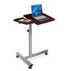 Merax Height Adjustable Laptop, iPad Computer Desk, Rose Red