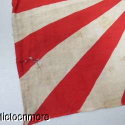   BURMA INDIA BLOOD CHIT THEATER MADE & PERSONAL RISING SUN FLAG  