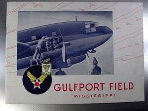 WW2 WWII GULFPORT FIELD MISSISSIPPI ARMY AIRFORCE 32p BOOKLET Program 