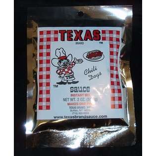   Texas Brand Texas Hots Hot Dog Sauce Instant Mix Packet  Texas Brand