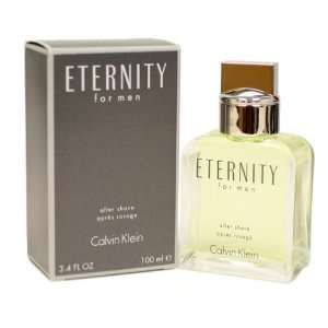  ETERNITY Cologne. AFTERSHAVE 3.4 oz / 100 ml By Calvin Klein 