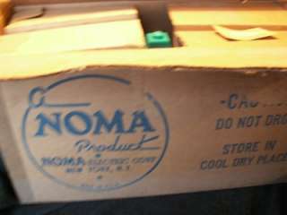 Vintage Noma Talking Train Station w/record  