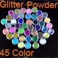   Art 6Kind of Glitter Decoration Powder Crush Shell Bead professional