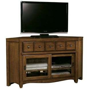 Ty Pennington Corner TV Console with Chestnut Finish by Howard Miller 