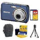 Pentax Optio E70 10.0 Mp Digital Camera   Deep Blue   1GB Kit