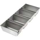 USA Pans 5 1/2 by 3 Inch Strapped Mini Loaf Pan, Set of 4