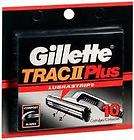 NEW GILLETTE TRAC II PLUS ( 10 COUNT ) CARTRIDGES WITH LUBRASTRIP
