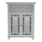 Elegant Home Savannah 13 1/2 in. Floor Cabinet in Espresso