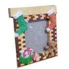 DDI Case of 100 4 Stocking/Bear Holiday Frames(Pack of 100)