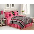 any bedroom this bedding ensemble features an oversized comforter with