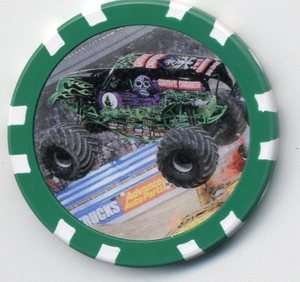 GRAVE DIGGER MONSTER TRUCK COLLECTOR CHIP  
