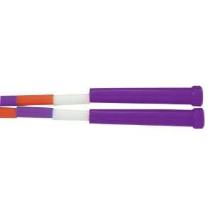   32ft Plastic Segmented Jump Rope (Purple/White)