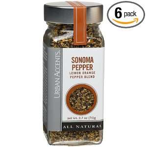 Urban Accents Sonoma Pepper™, 2.7 Ounce Bottles (Pack of 6)  