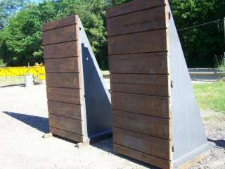 Carlton Large Steel Angle Plates 4 ft wide 8 ft tall  