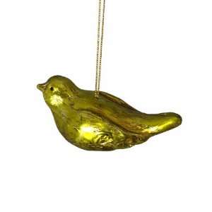  Sugared Fruit Gold Distressed Foiled Bird Christmas 