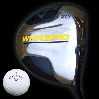   Warbird 10.5* Driver MRH Regular Flex W/ A Hex Chrome Ball  