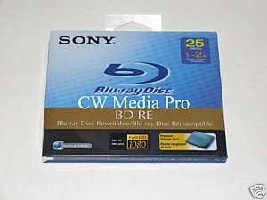 Sony blu ray DVD BD RE Single Layer Disc 25gb 4 player  