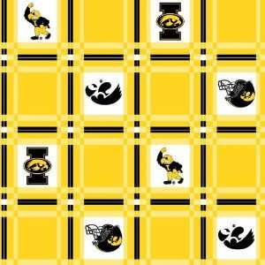   Tailgate Vinyl Tablecloth University of Iowa Fabric By The Yard