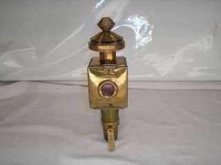 Old Vtg Brass Maritime Nautical Oil Lantern Lamp Light Fixture  