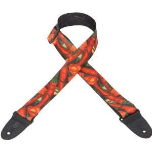  Levys Red Hot Peppers Guitar Strap Musical Instruments
