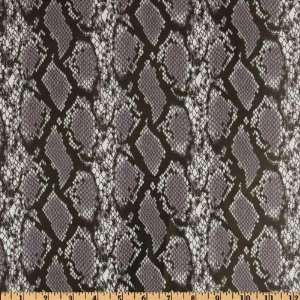  46 Wide Sizzle Knit Reptile Grey/Black Fabric By The 