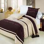   cotton Embroidered Duvet Cover Set Full / Queen 300 Thread count