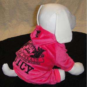 C9 Cute Pet Dog Clothes Apparel Sportsuit Hoodie Hot Pink  