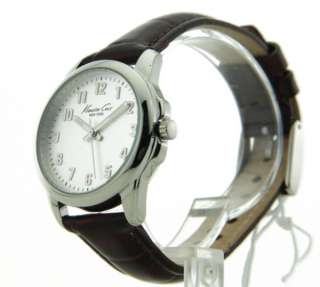 Kenneth Cole KC2641 Watch Womens Black Casual Leather New 020571081390 