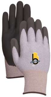 Atlas Glove C4400S Small Gray Thermal Knit Gloves With Rubber Palm 