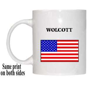  US Flag   Wolcott, Connecticut (CT) Mug 