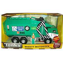 Tonka Mighty Motorized Vehicle with Figure   Garbage Truck Front 