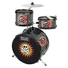 First Act Discovery Light Up Designer Drum Set   Skulls   First Act 