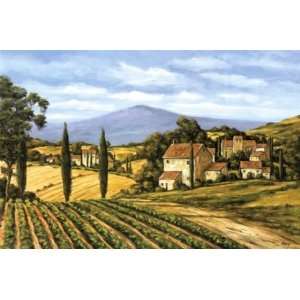 Charles Berry 36W by 24H  Road to the Vineyard CANVAS Edge #4 1 1 
